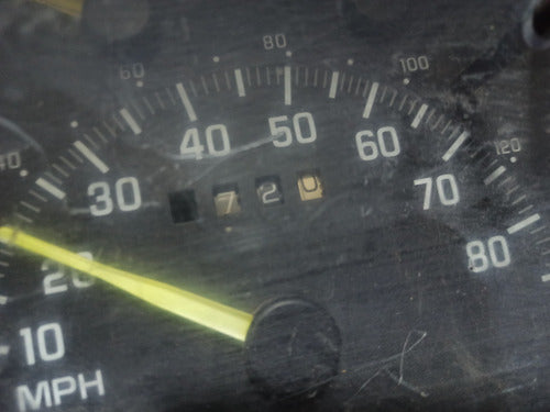 Clúster Velocímetro Silverado C/detalle 92-94 Usado Original Negro