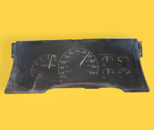 Clúster Velocímetro Silverado Para Pzas Usado Original 95-99 Negro