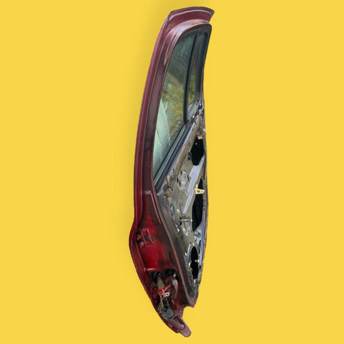 Puerta Trasera Derecha Clio, Platina Usada Original 02-10 Trasera Derecha Rojo