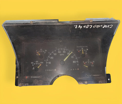 Clúster Velocímetro Autm Silverado/suburban 92-94 Usado Orig Negro
