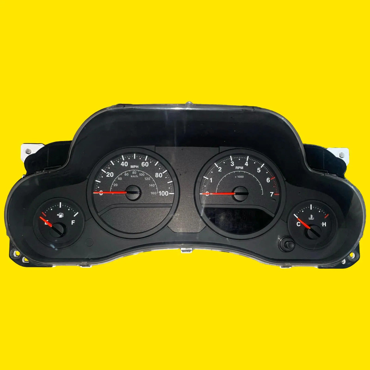 Clúster Velocímetro Jeep Wranglre Autm. Usado Orig. 07-10 Negro