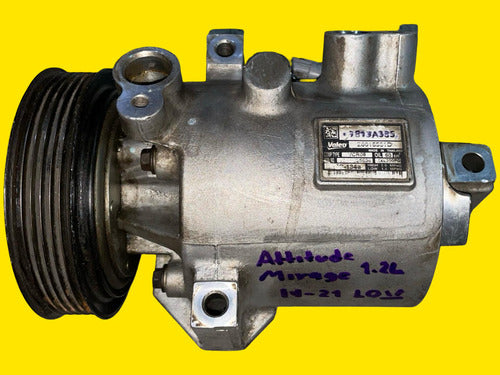 Compresor A/c Attitude/mirage 1.2 Usado Orig. 14-21 7813a385