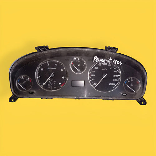 Clúster Velocímetro Peugeot 406 Autm. Usado Original 00-05 Negro