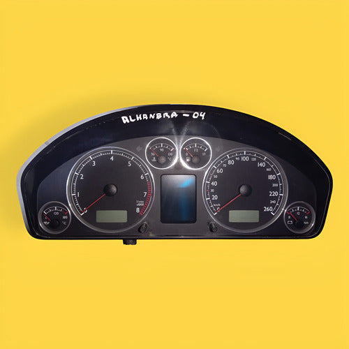 Clúster Velocímetro Seat Alhambra Usado Original 02-07 Negro
