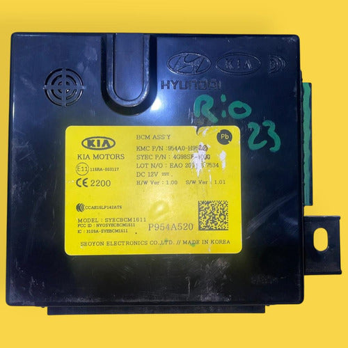 Modulo Bcm Body Control Kia Rio Usado Orig. 17-23 954a0h9520
