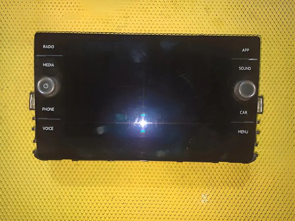 Estereo Pantalla Vw Golf R/gti, Tiguan, Jetta 13-19 Original Negro