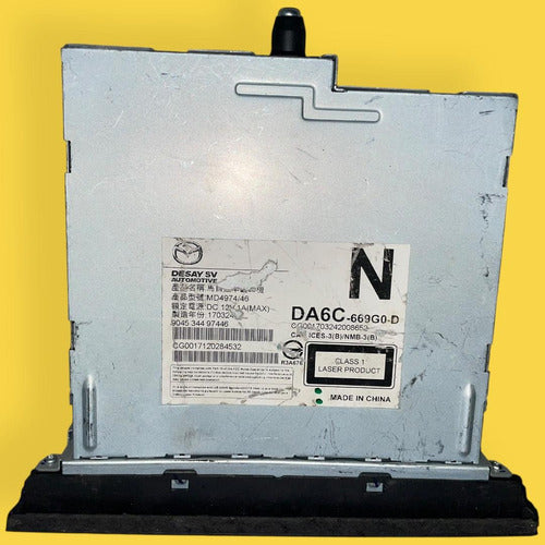 Reproductor Cd, Dvd Mazda Cx-3 Usado Orig. 14-19 Da6c669g0d Negro