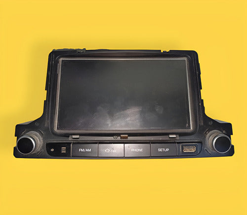 Estéreo Pantalla Hyundai Grand I10 17-20 Usado Original Negro