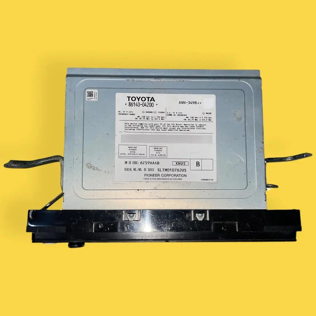 Estereo Pantalla Toyota Tacoma Usado Orig. 16-22 8614004200 Negro