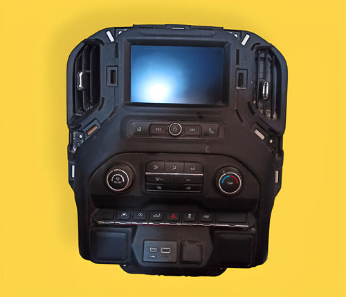 Estéreo Pantalla Con Consola Chevrolet Silverado 20-23 Orig. Negro