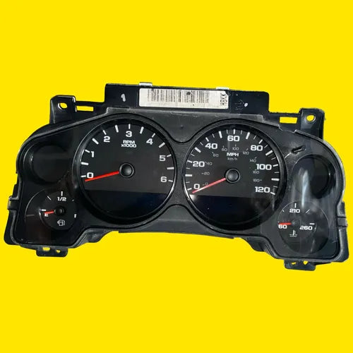 Clúster Velocímetro Silverado/cheyenne Autm. Orig. 07-13 Negro
