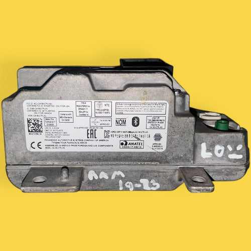 Modulo Radio/multimedia Dodge Ram Orig. 19-23 68307655aj Plateado