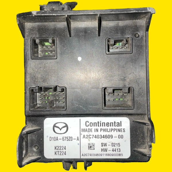 Modulo Confort Encendido Mazda 2/cx-3 Orig. 15-20 D10a675z0a