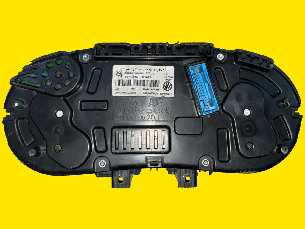 Clúster Velocímetro Vento, Polo Usado Orig. 14-22 6rf920861d Negro