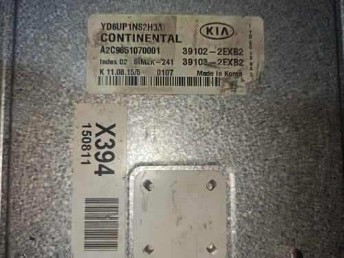 Computadora De Motor Para Kia Forte 1.8 Usado Original 14-16