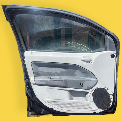 Puerta Delantera Izq. Dodge Caliber Usada Original 07-12 Delantera Izquierdo Negro