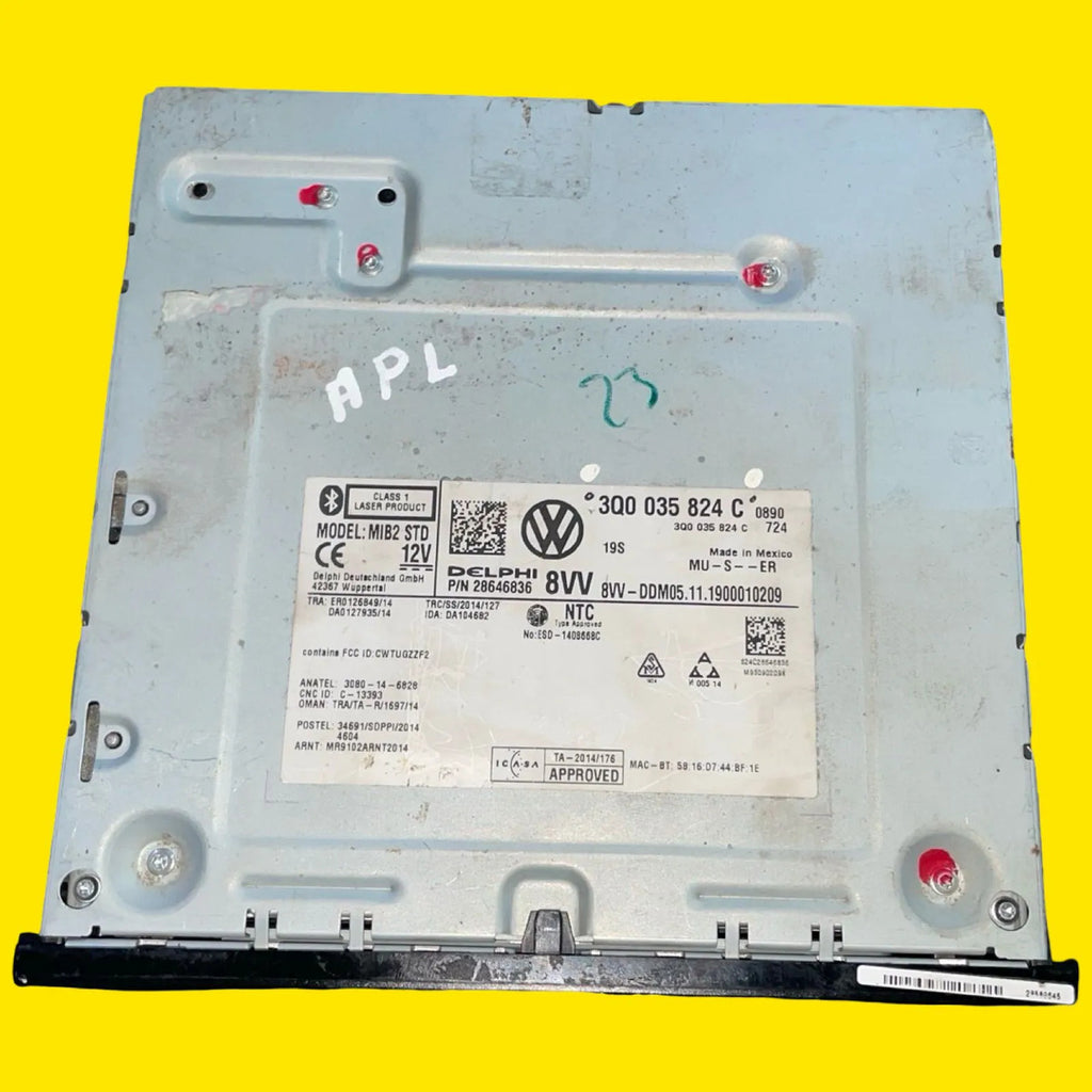 Modulo Estéreo Vw Jetta/golf/tiguan Orig. 17-23 3q0035824c