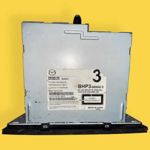 Reproductor Cd, Dvd Mazda 3 Usado Original 14-18 Bhp3669g0c Negro