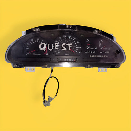 Clúster Velocímetro Quest, Villager Usado Original 93-98 Negro