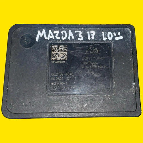 Modulo Abs Mazda 3 Usado Original 14-19 Bka7437a0