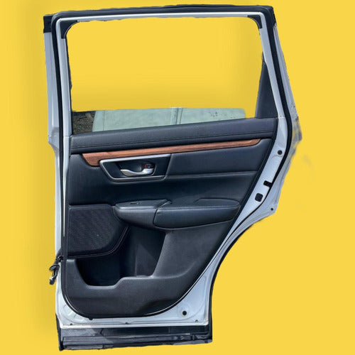 Puerta Trasera Der. Honda Cr-v 17-22 Completa Sana Original Trasera Derecha Blanco