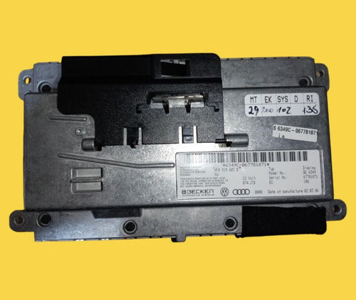 Estéreo Pantalla Para Audi A6, Q7 Usado Original 05-11 Negro