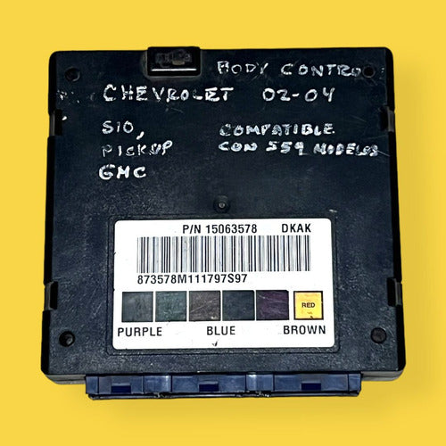 Modulo Bcm S10/astro/blazer/silverado/escalade 02-05 Origina