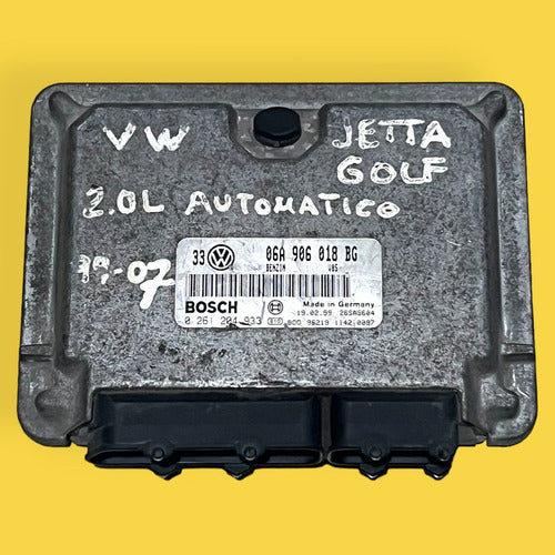 Computadora Vw Jetta/golf 2.0 Atm 99-07 Usada Original