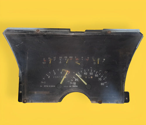 Clúster Velocímetro Silverado C/detalle 92-94 Usado Original Negro