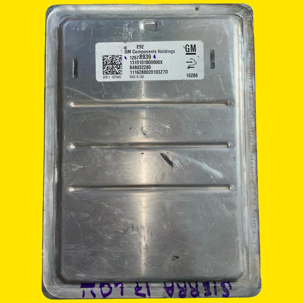 Computadora Motor Silverado/sierra Usado Orig 16-18 12678939