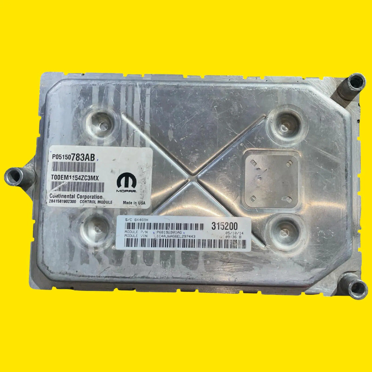Computadora Motor Wrangler, Challeger 3.6 13-14 P05150783ab