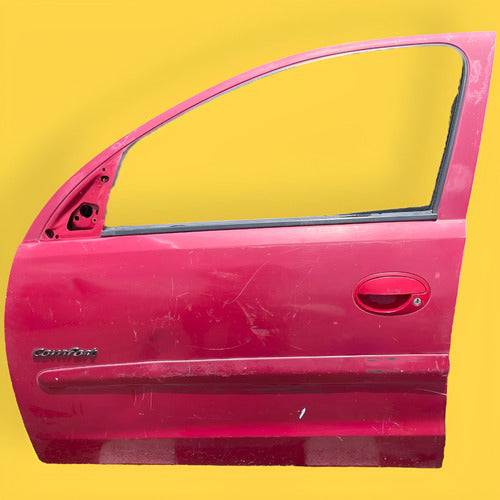 Puerta Delantera Izq. Chevrolet Corsa/tornado Original 02-09 Delantera Izquierdo Rojo