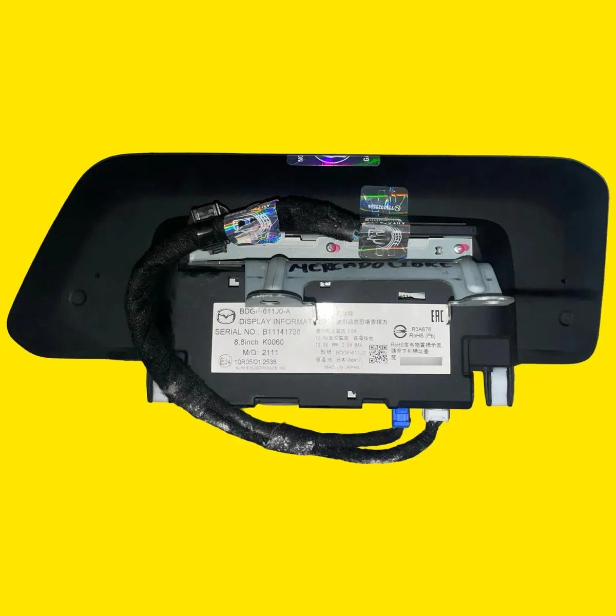 Pantalla Multimedia Mazda3 Hatchback 19-22 Usado Original Negro