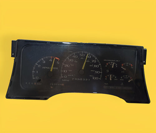 Cluster Velocimetro C/detalle Chevrolet Silverado 95-99 Orig Negro
