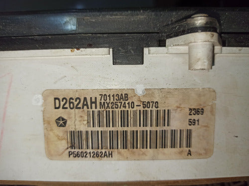 Clúster Velocímetro Para Dodge Durango 94-03 Usado Original Negro