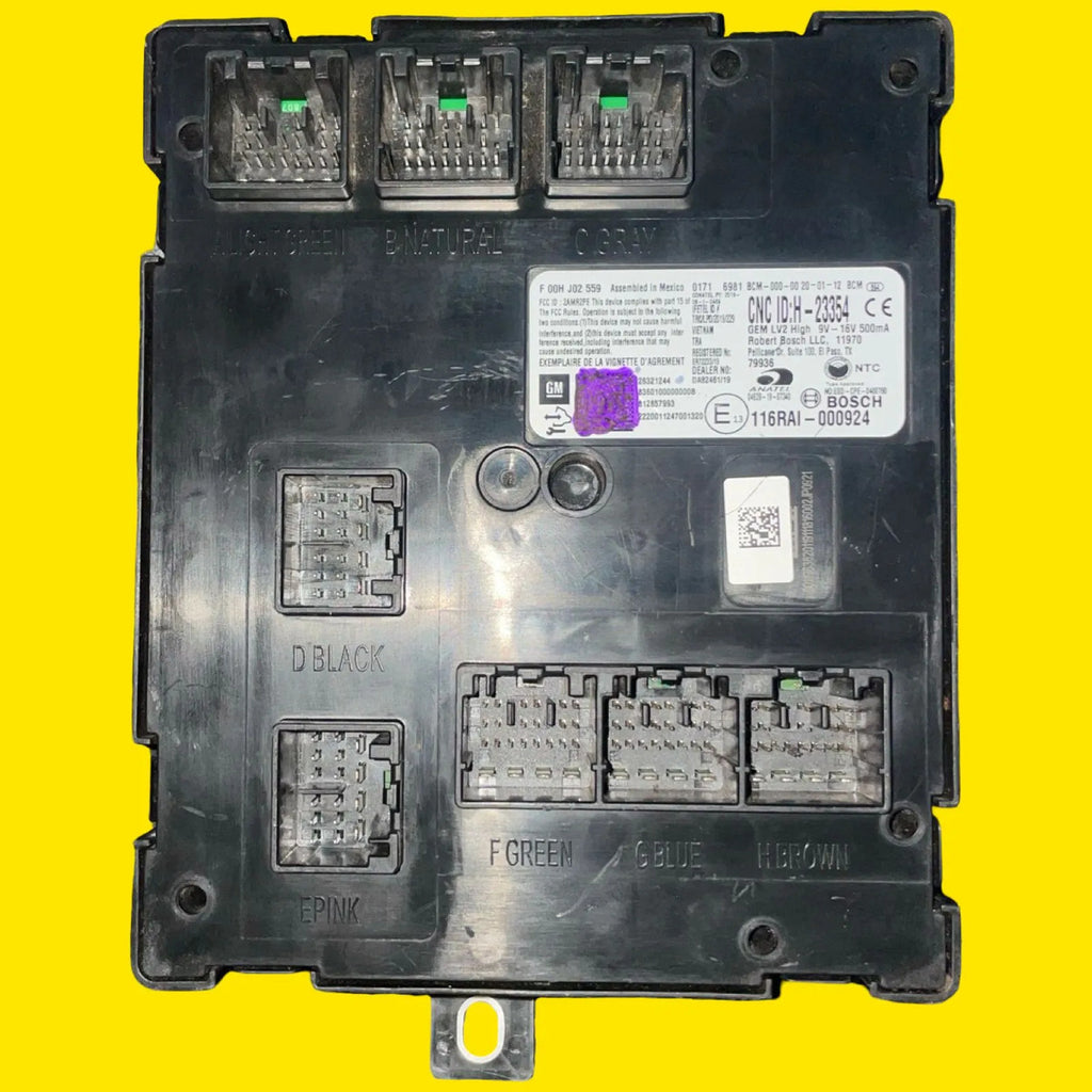 Modulo Bcm Body Control Tracker/onix Orig. 21-24 26321244