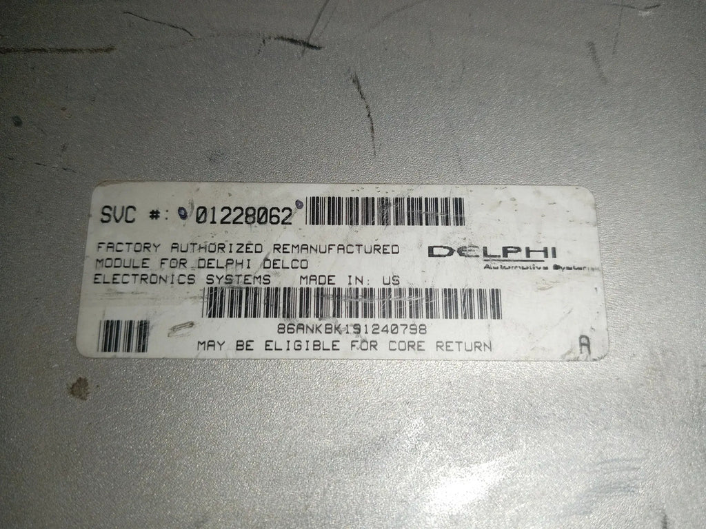 Computadora Motor S10, S15, Sonoma Usado Original 88-93