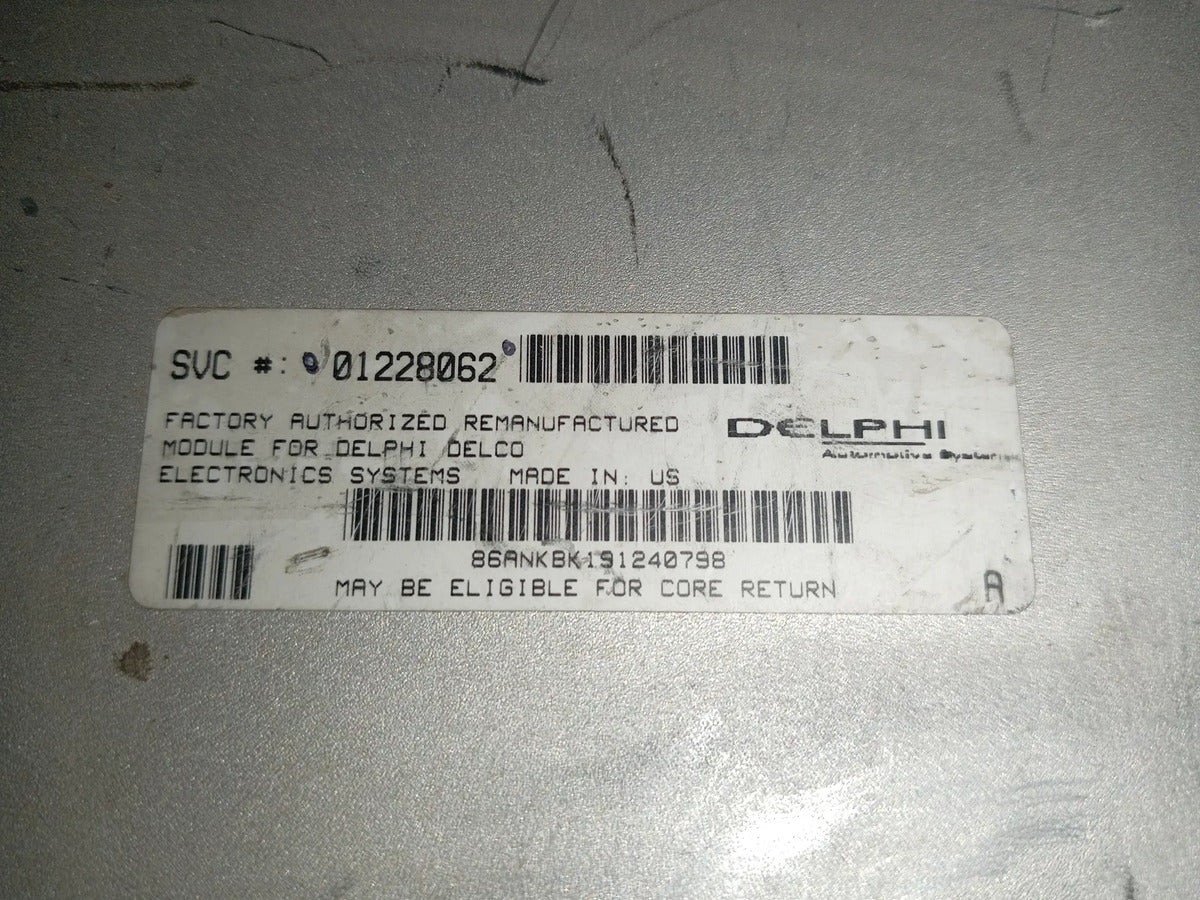 Computadora Motor S10, S15, Sonoma Usado Original 88-93