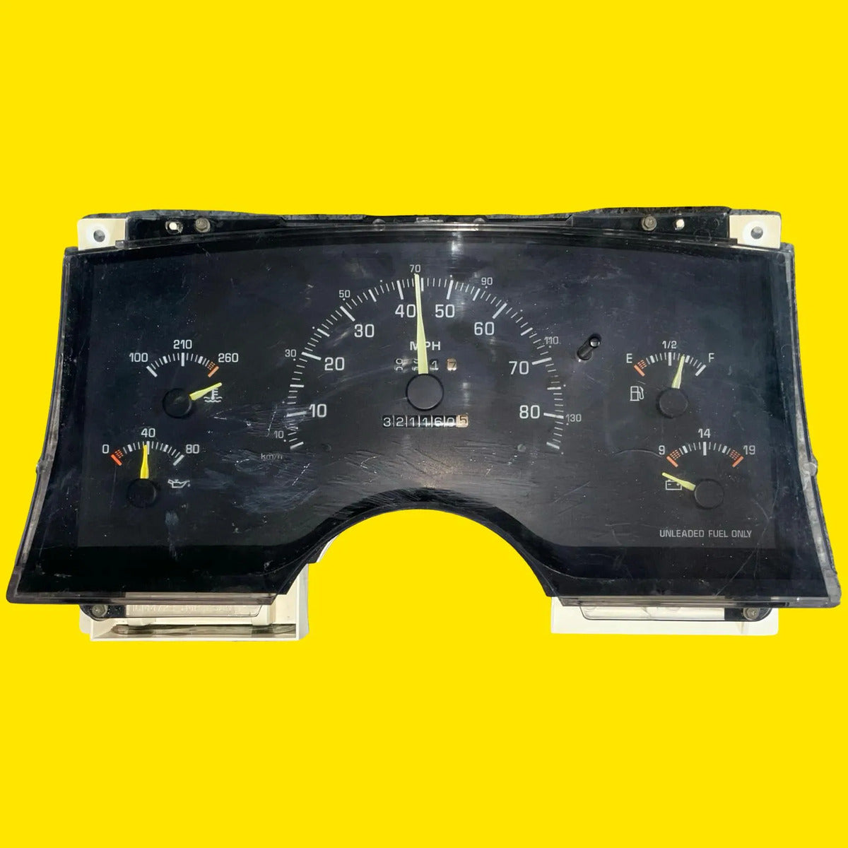 Clúster Velocímetro Chevrolet S10 Std. Usado Orig. 92-94 Negro