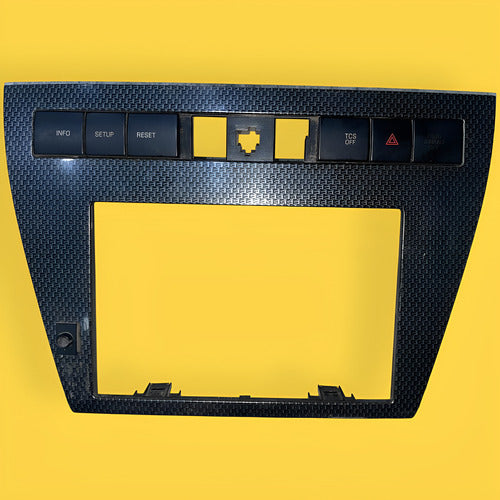 Moldura Bisel Central Fusion, Milan Usado Original 06-09 Negro Ambos Lados