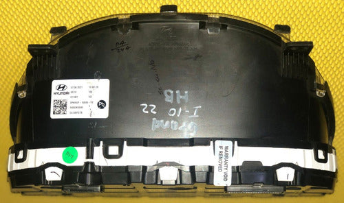 Cluster Velocimetro Hyundai Grand I10, Hb, 21-22, Usado Negro