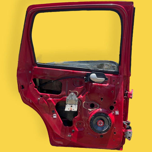 Puerta Trasera Izquierda Ford Fiesta Usada Original 03-08 Trasera Izquierdo Rojo