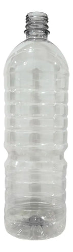 Botellas Plasticas 1l X150 C/tapa-envasar,revender,liquidos Blanco