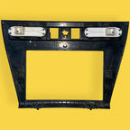 Moldura Bisel Central Fusion, Milan Usado Original 06-09 Negro Ambos Lados