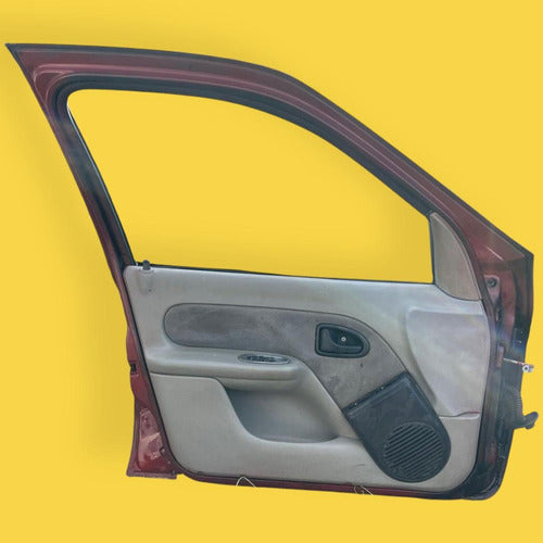 Puerta Delantera Izquierda Clio/platina Usada Original 02-10 Delantera Izquierdo Rojo