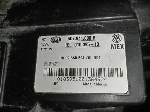 Faro Derecho Para Vw Jetta Mk6 Usado Original C/detalle Mica Derecho