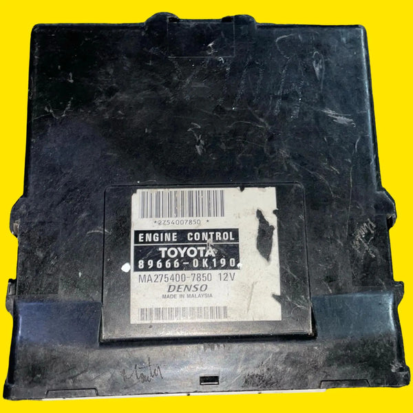 Computadora Motor Toyota Hilux 2.7 Orig. 11-15 896660k190