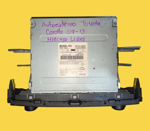 Estéreo Para Toyota Corolla 09-13 Usado Original