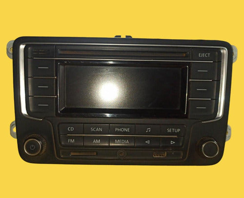Estereo Pantalla Vw Vento,jetta,polo,golf 15-17 Usado Orig. Negro