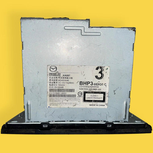 Reproductor Cd/dvd Mazda3 Usado Orig. 14-18 Bhp3669g0c Negro
